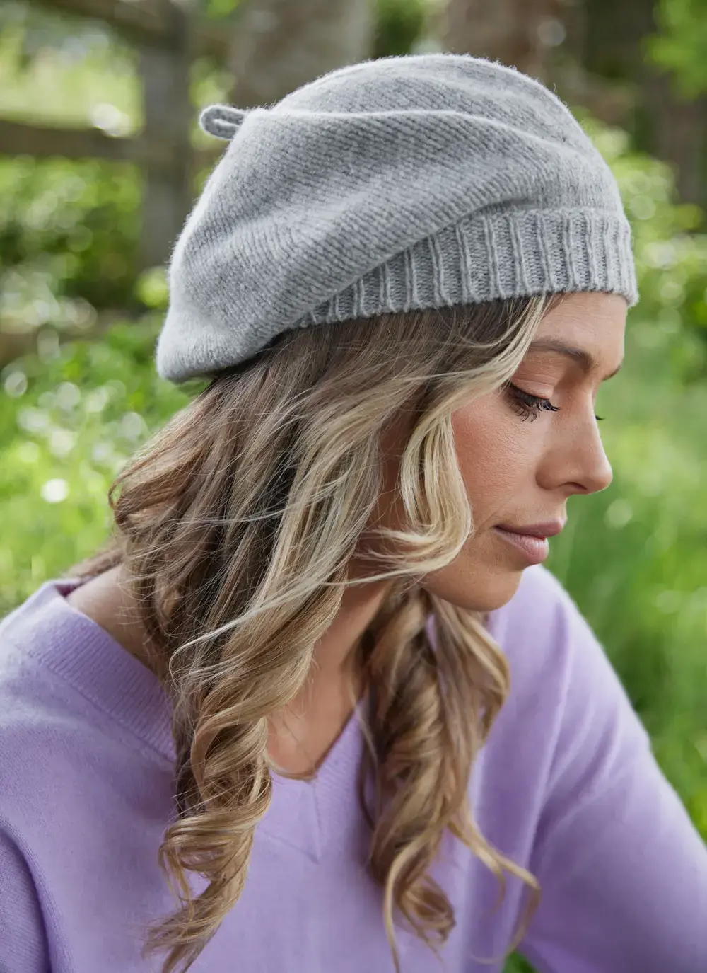 Fisherman Wool Cashmere Beret